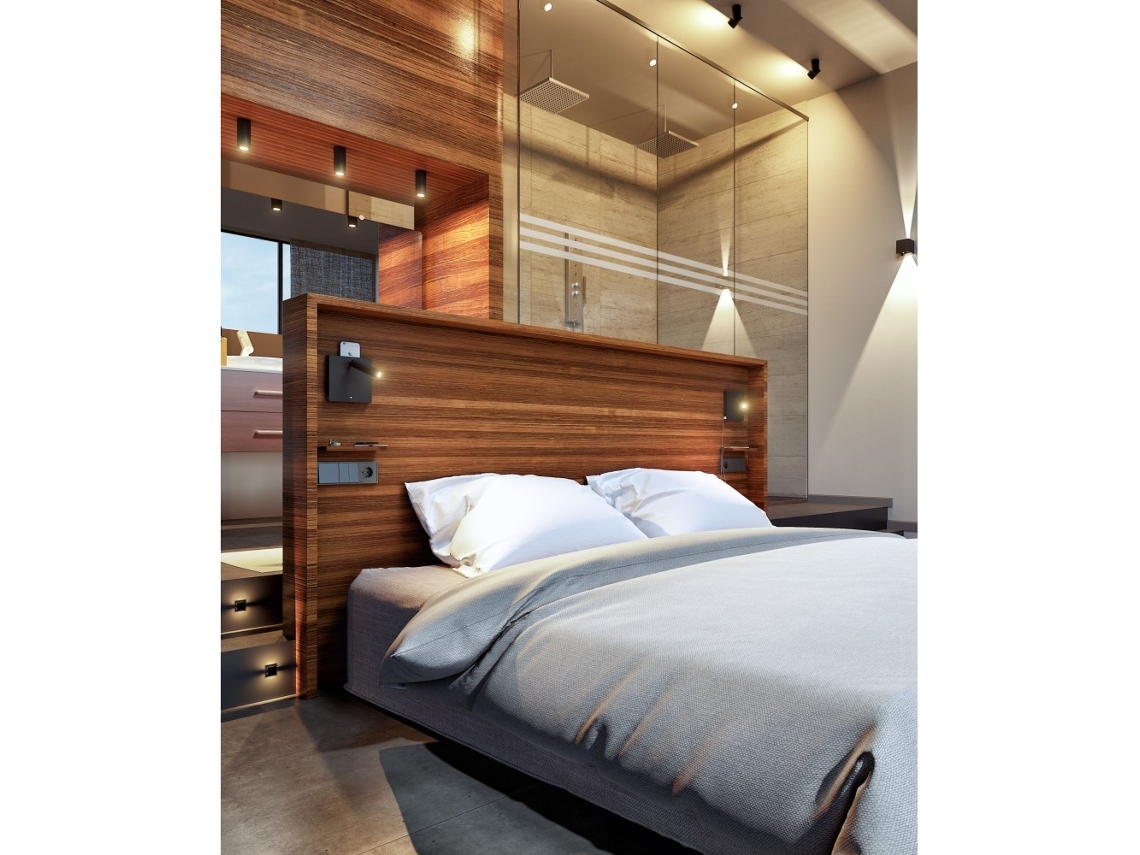 Aplique Led de Parede para Cama 4W com Carregamento Por Indução Usb e Luz de Toque Branco BENEITO FAURE