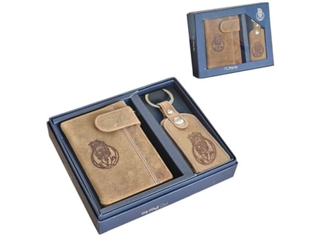 Fcp Waxed Conjunto de Porta-Cartões com Pm Porta Chaves