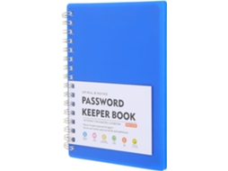 Caderno Espiral A6 Com Alfabéticas, Multiuso Gerenciar E Endereços Web, Papel Manchas, Cor Azul