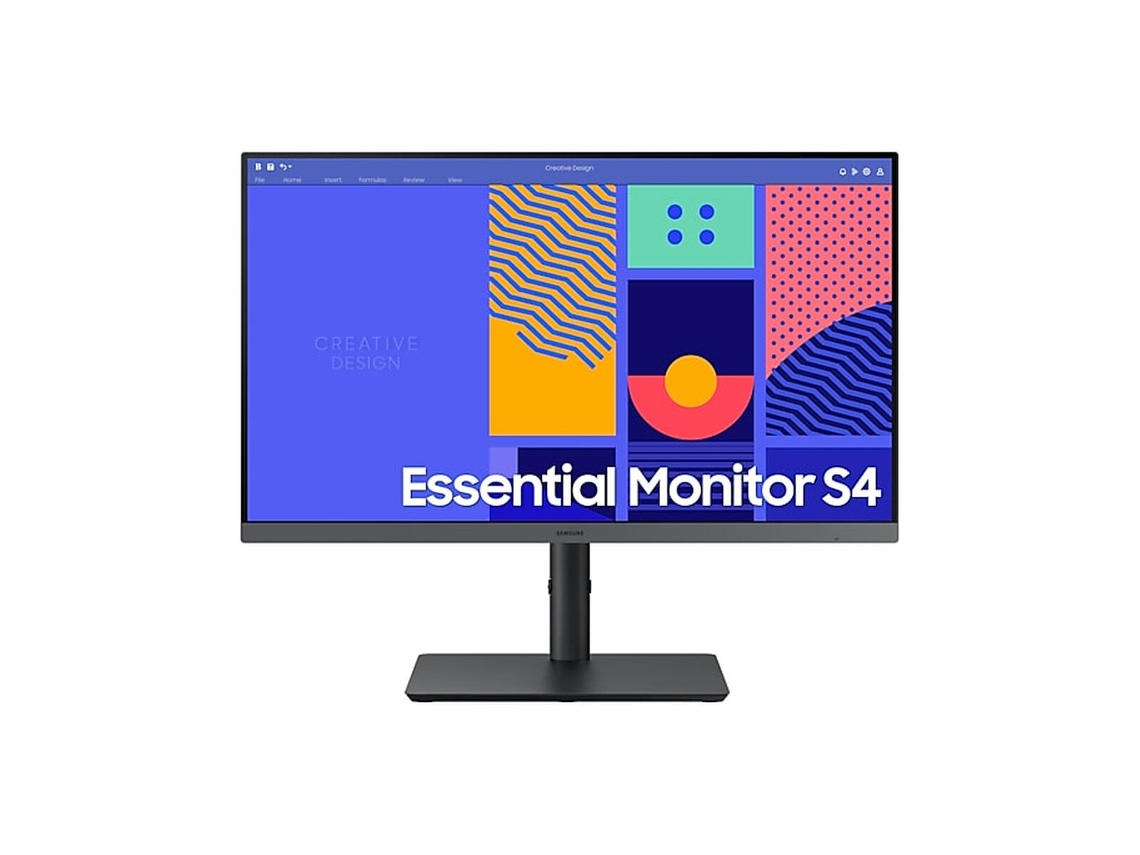Monitor SAMSUNG LS24C432GAUXEN (NTSC - Full HD - Flicker free - 24" - Tomada EU - 4 ms)