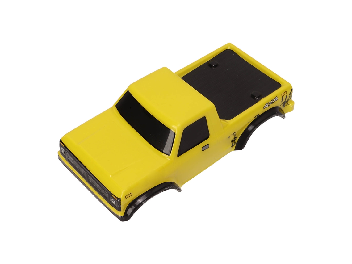 Carcasa De Coche Rc Resistente A Impactos Con Base De Ruedas De 125mm, Accesorios Para Axial Scx24 Vehículo 1:24, Amarelo