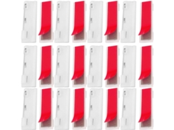 Kallory Conjunto De 50-pinos Plásticos Autoadesivos, Fixadores De Pressão Seguros 4x1, 2cm Para Crachás De Identificação