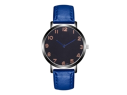 Reloj De Pulsera Unisex Fashionable De Cuarzo Para Moda Y Ocio Azul