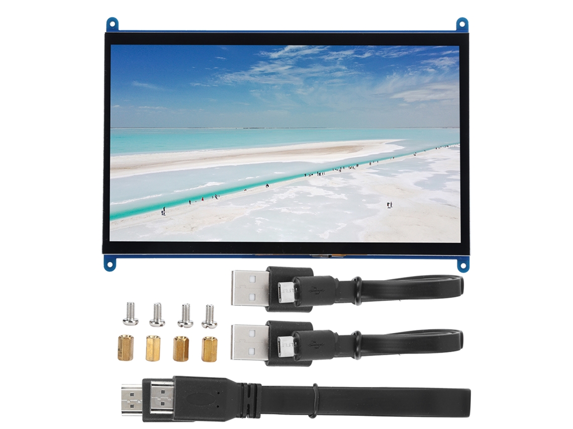Tela Tática De 10 Polegadas Com Display Hdmi Hd Capacitivo Para Raspberry Pi 1024x600