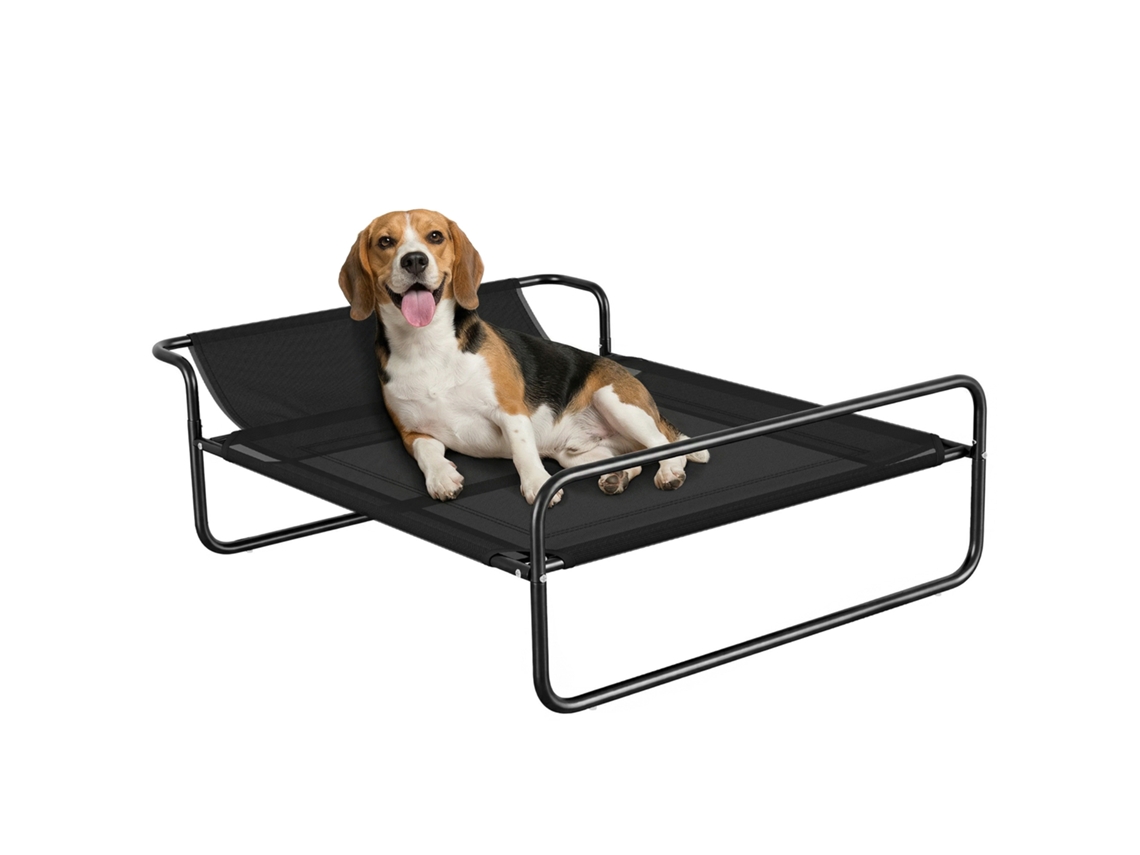 Cama Elevada para Cães com Apoio de Cabeça CHEZMOI (106x81x33 cm)