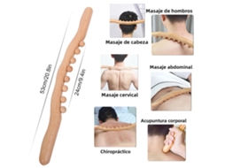 (tipo A) Bastão De Massagem Gua Sha De Madeira De Perfil Baixo, Ferramenta De Emagrecimento Meridiano, Placa Gua Sha Para Celulite