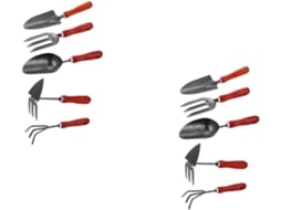 Conjunto De 5 Peças De Ferramentas De Jardinagem Para Plantio E Manutenção.