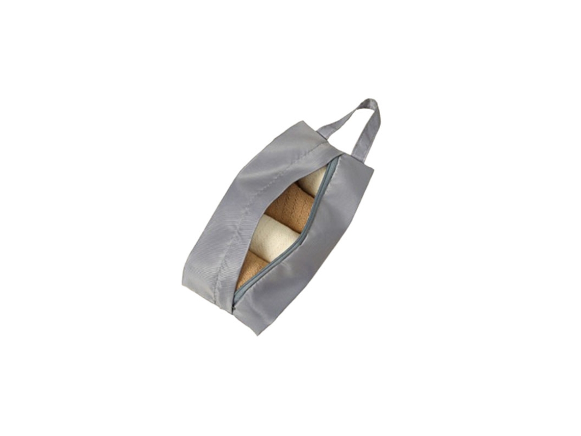 Bolsa Organizadora para Roupa Íntima, Ideal para Sutiãs, Calcinhas e Meias, Cinza BRILVIBERA