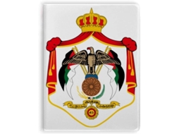 Carnet De Notas Com Emblema Nacional Da Jordânia Ásia Couverture Sopa