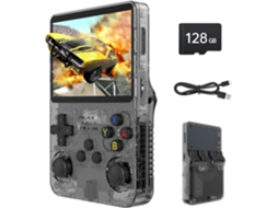 Console de Jogos Portátil Retrô VONKELIOS R36s com 128 Gb, 40.000 jogos e Linux