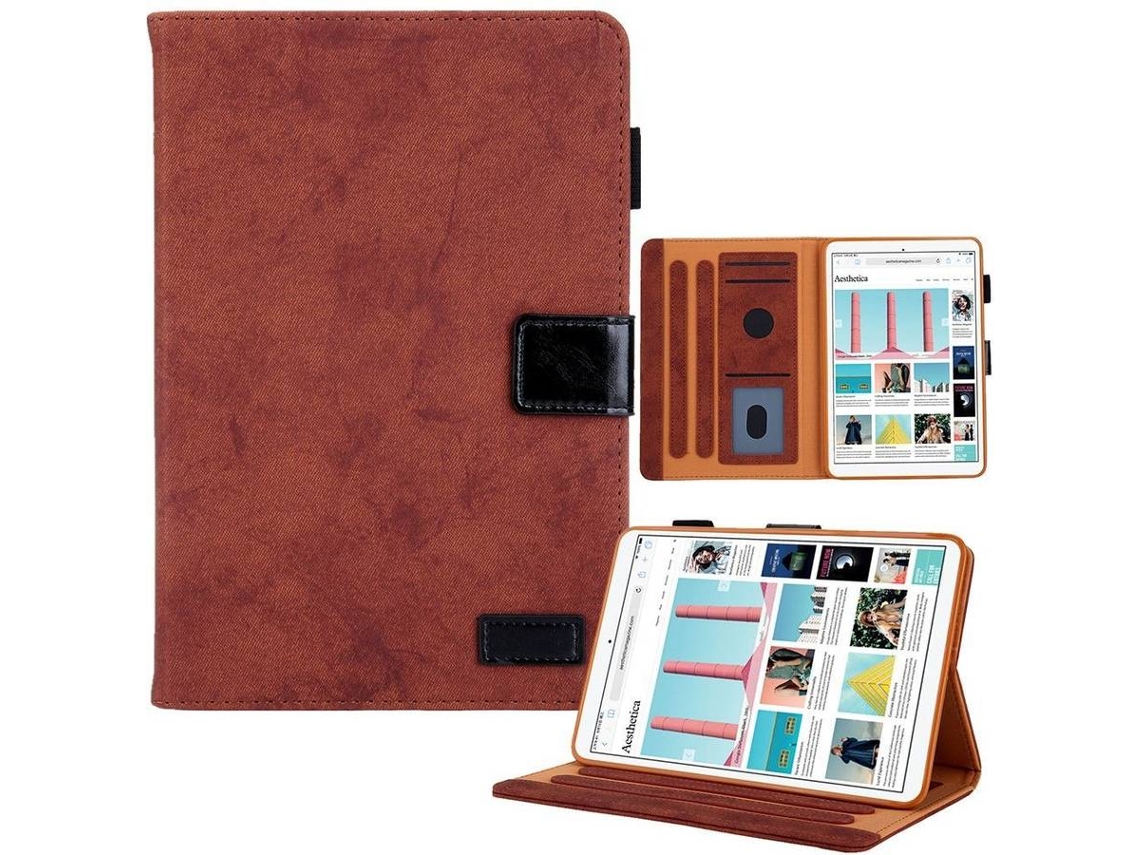Capa Tablet HFS HOUSE SM-X200/X205 (Samsung Galaxy Tab A8 10.5 2021 - 10.5'' - Castanho)