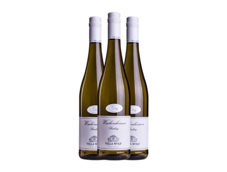 Vinho branco VILLA WOLF Wachenheimer Dry Riesling Pfälz (0.75 L - 3 Unidades)