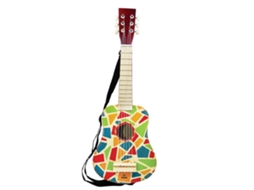 Guitarra De Brinquedo Infantil Svoora Circo 64x26x8 Cm Colorida E Divertida