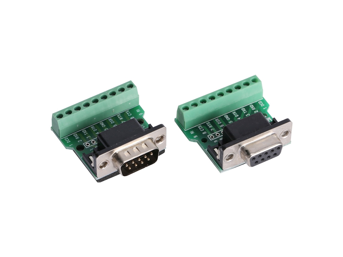 Adaptador Db9 9pin Terminal Placa Breakout 2pcs