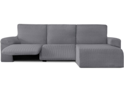 Capa de Chaise Longue Relax Direita EYSA Premium Jaz Tecido Multielástico (360 x 120 x 120 cm - Poliéster e Algodão - Gris)