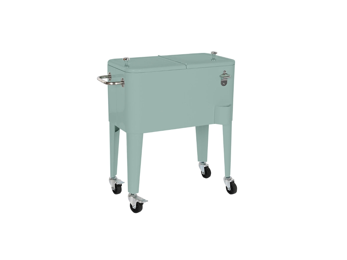 Frigorífico Portátil HOME ESPRIT Verde Aço Polipropileno 56 L 74 X 43 X 80 Cm