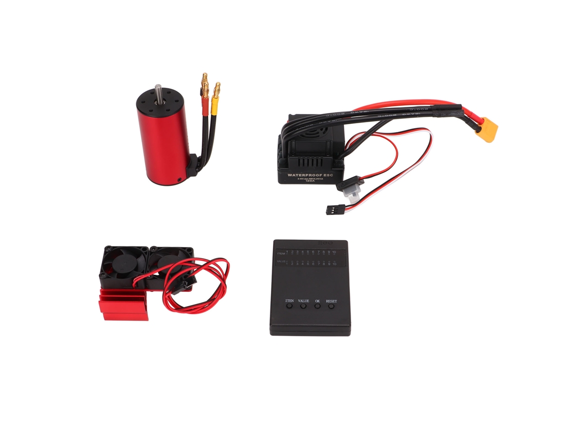 Kit Motor Sem Escovas Rc S3670 2650kv 120a com Esc e Cartão