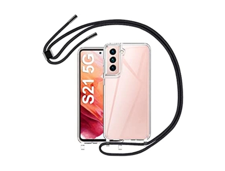 Capa Cuerda Negra Para Samsung S/marca Marcas Silicone Transparente