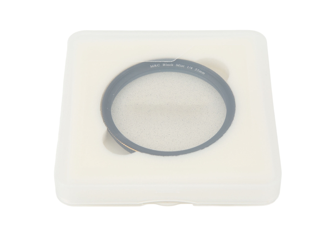 Filtro Black Diffusion 1/4 Efeito Cinemático Neblina Foco Suave 18 Camadas Para Fotografia Retrato 55mm