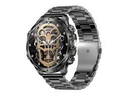 Smartwatch Ak75 Lanterna Bluetooth Chamadas Bateria de Longa Duração para Uso Externo Bestvite (preto)