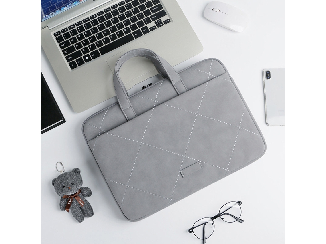 Bolsa Para Laptop De Ombro Único (portátil Empresarial, Cor Prata-cinza)