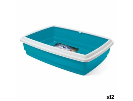 Caixa de Areia para Gatos Georplast GP10552 Plástico 54 x 40 x 14 cm (12 Unidades) (54 x 40 cm)