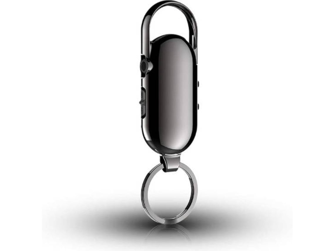 Mini Gravador Inteligente Gravador de Longa Duração com Som Não Sonoro e Redução de Ruído Compatível com Audição e Gravação de Mp3 32 Gbpreto
