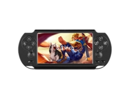 Console de jogos portátil Innovtec Brilvibera TD® de 5,1 polegadas com dois joysticks e grande memória de 8 GB.