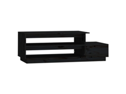 Coffee Table, Coffee Tables Vidaxl Preto Madeira De Pinho (n/a)