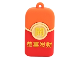 Pen Drive LAXISCREED Vermelho Festival Pvc Envelope