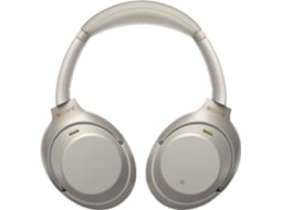 Auscultadores Bluetooth SONY 1000XM3S (Over Ear - Microfone - Noise Canceling - Prateado) — Over Ear | Microfone | Noise Cancelling | Atende chamadas
