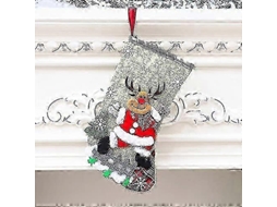 Meia De Natal, Decoração De Meia De Natal, Meias De Natal Penduradas, Árvore De Natal De Desenho Animado Olysi Shop