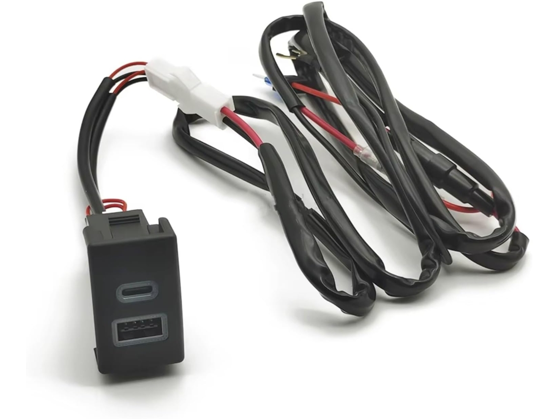Conector De Interface Usb Aux Para Carro, Compatível Com Mazda 5e 6, Para 12v E 24v, Tomada Dupla, Compatível Com
