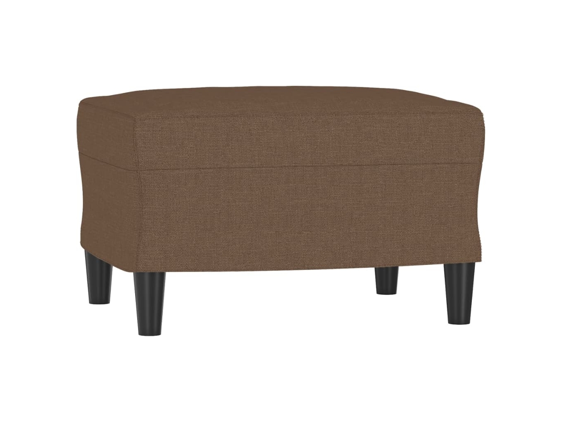 Footstool, Footstools Vidaxl Marrom Tecido (60 X 50 X 41 Cm)