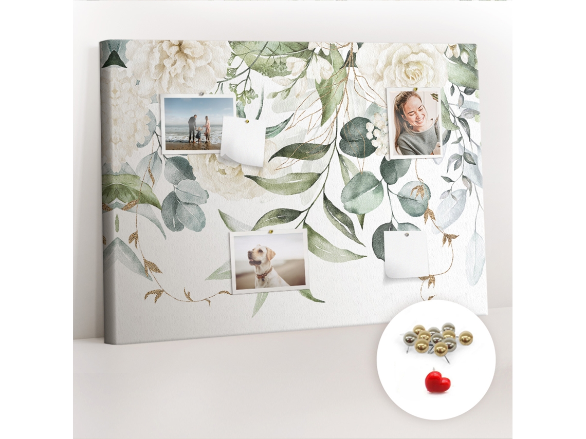 Lousa De Cortiça Natureza Para O Escritório Espelharte (70x100 Cm)