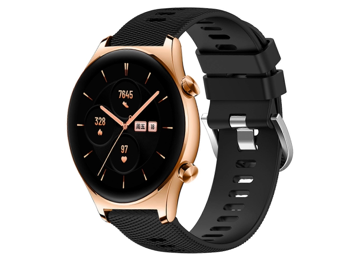 Pulseira De Silicone Macio De Cor Sólida De 22 Mm Para O Relógio For Honor Gs 3.