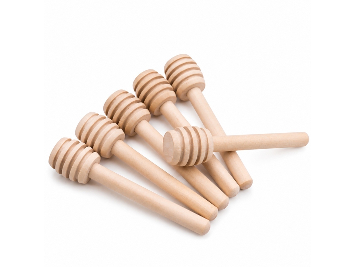 Mini Palitos De Madeira Para Mel, Pacote Com 50, 8 Cm, Agitador Favo Geléia Café