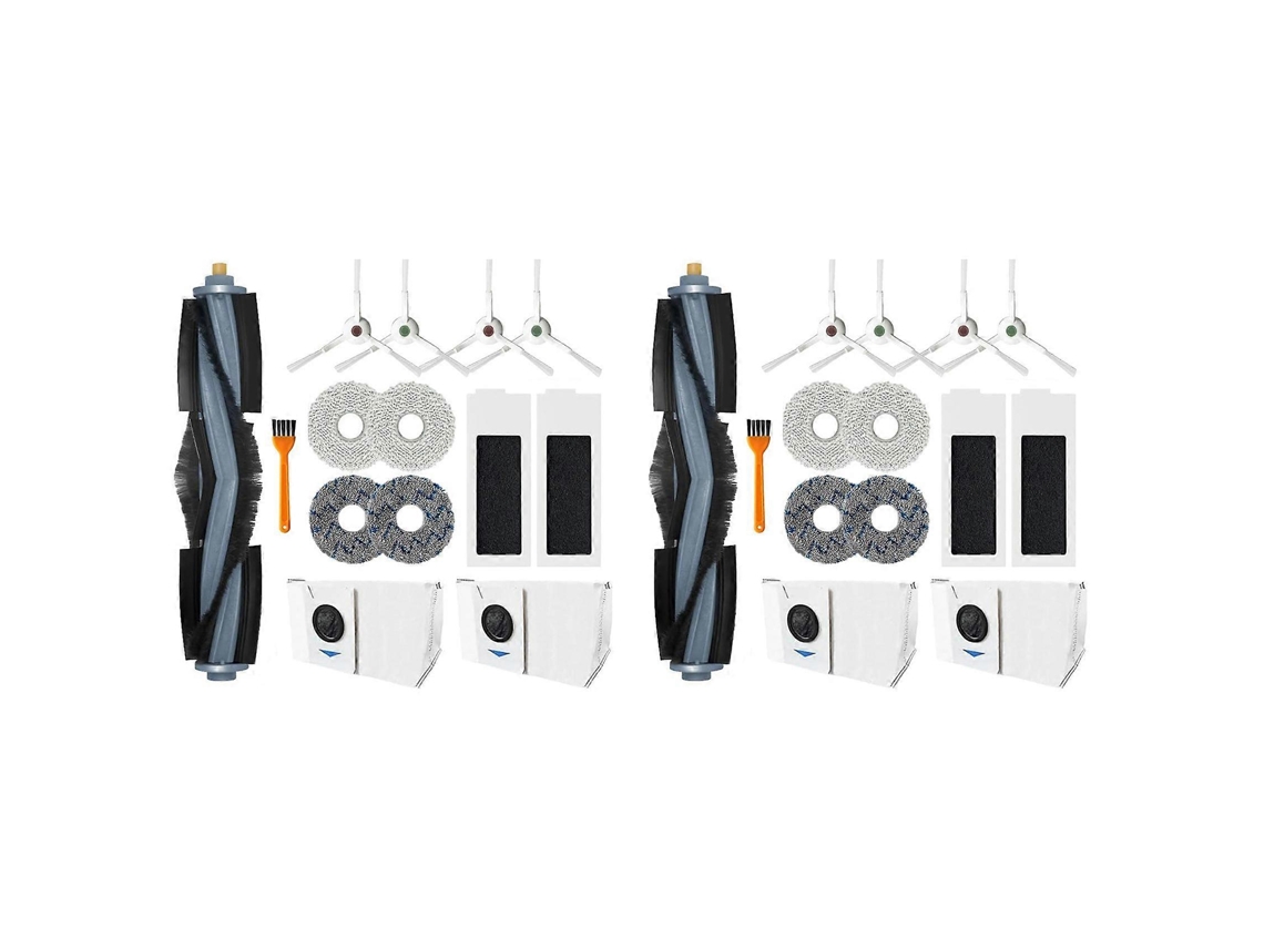 Peças De Reposição Para Aspirador Robô Ecovacs Deebot T20 Omni: Escova Lateral Principal, Filtros Hepa, Sacos De Pó E Panos De Limpeza._glo