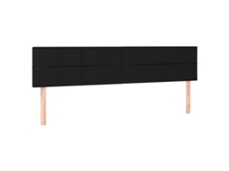Headboard, Headboards Vidaxl Preto Tecido (180 Cm)