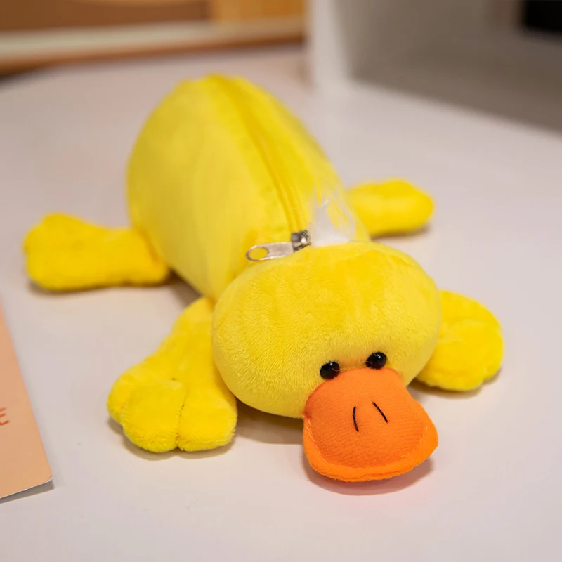 Estojo de Lápis Infantil de Pelúcia com Desenho de Animal , Grande Capacidade, Ideal para Guardar Material Escolar. MDUG (estilo 13, 26 Cm)