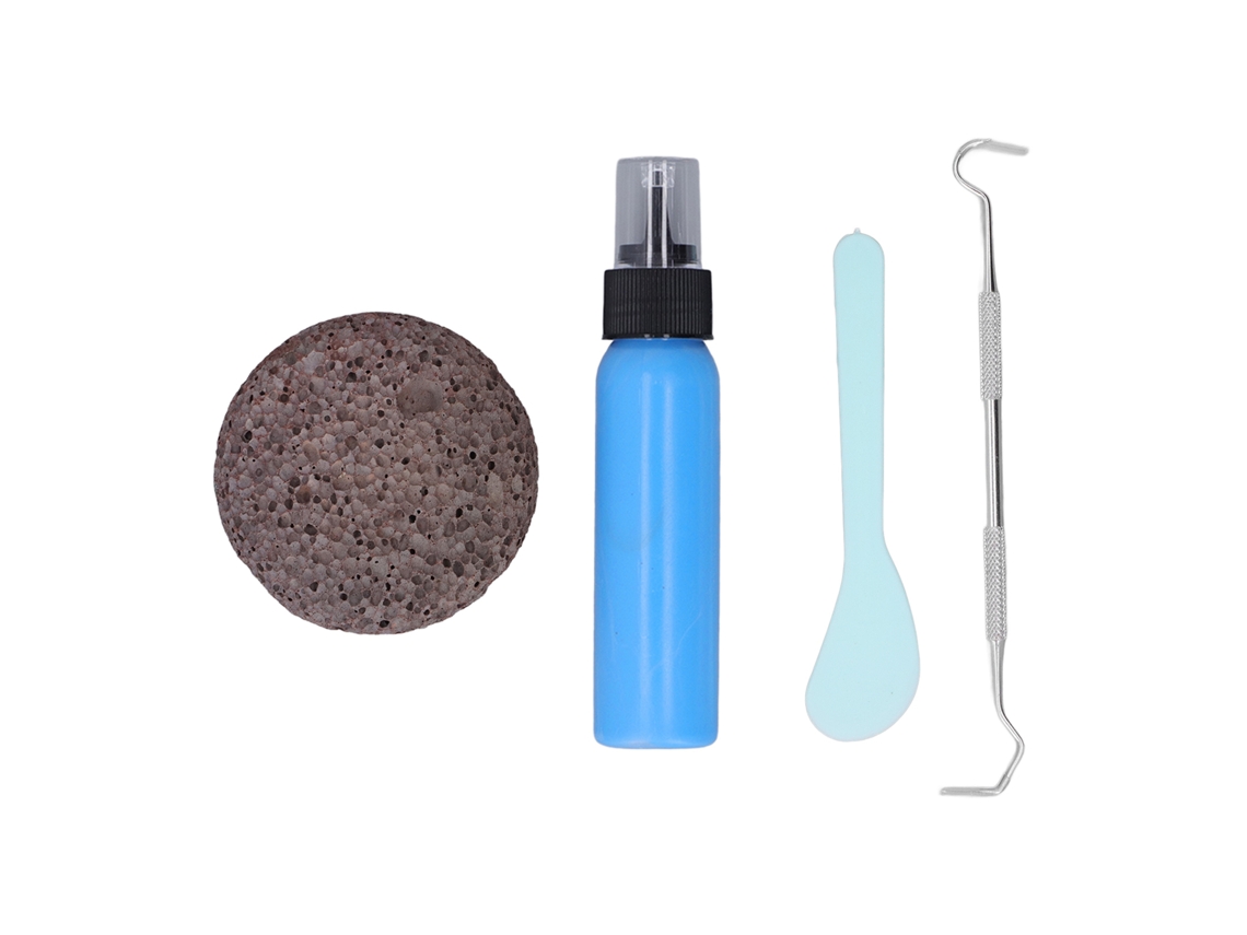 Kit Picking Rock Latex Azul Brinquedo Relaxante Adultos Crianças