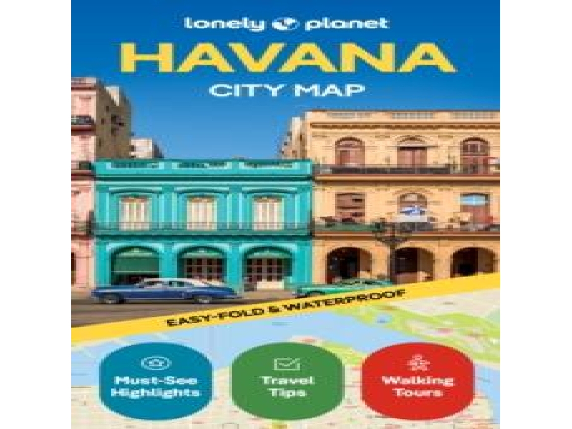 Livro Lonely Planet Havana City Map de Lonely Planet (Inglês)