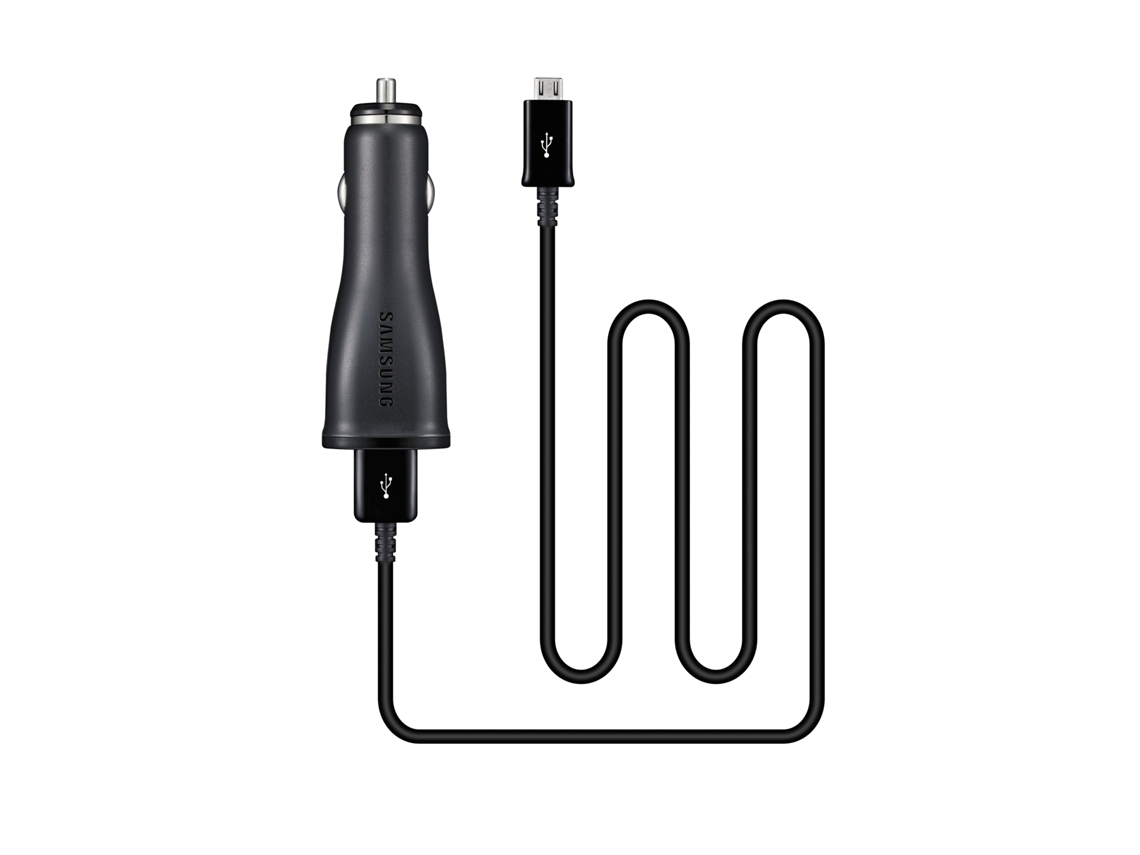 Carregador Isqueiro SAMSUNG Carro (2A - Preto)