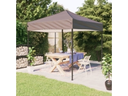 Vidaxl Tenda Para Festas Dobrável 2x2 M Cinzento-acastanhado