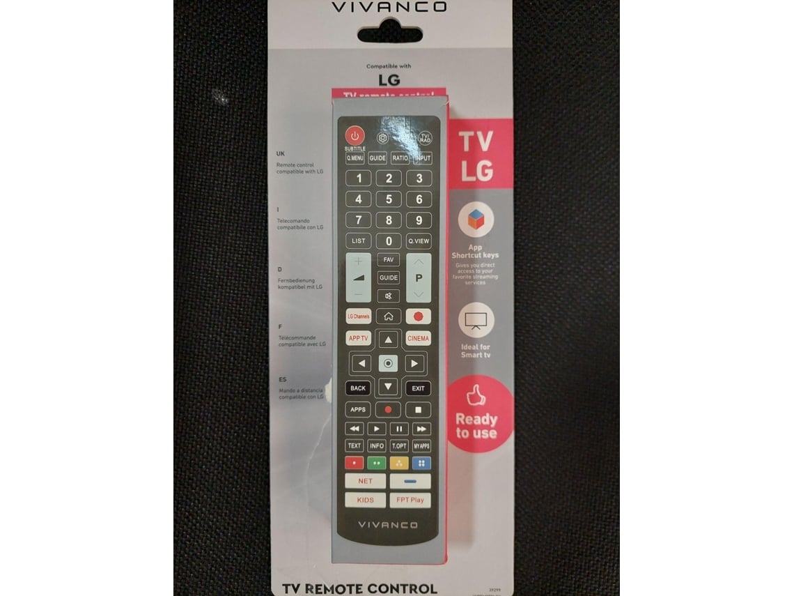 Comando TV VIVANCO LgVvlgk (Outlet Caixa Aberta)