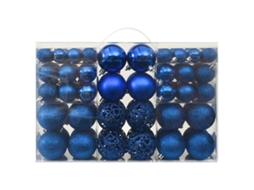 Christmas Ball Set, Christmas Ball Sets Vidaxl Azul Plástico (n/a)