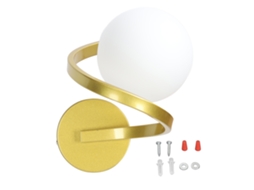 2026 lâmpada de Parede Led com Base G9 Cristal Branco Moderno Espiral para Escada, Sala, Quarto, Corredor