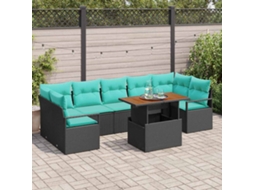 Vidaxl Conjunto De Sofá De Jardim 8 Unid. 7-número De Lugares