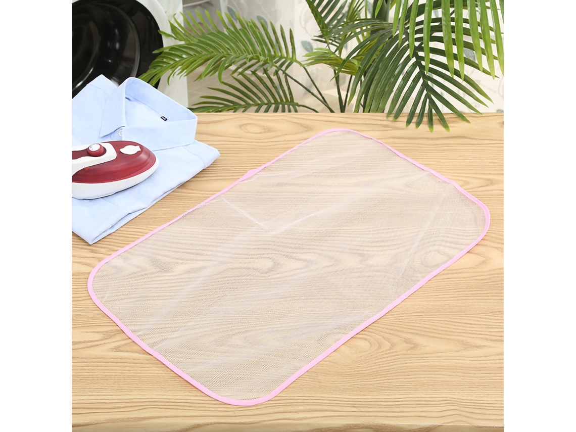 Ironing Mat (light Pink Heat Protective Polyester) Eoocoo