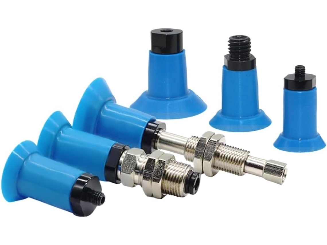 Ventosa De Vácuo Redonda Vb20 F 26 33, Com Saco Aberto E Borracha Fluorada Azul, 1 Unidade F18